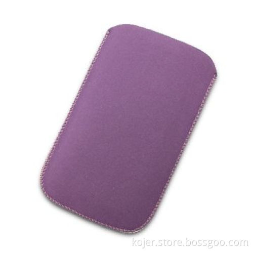 Mobile Phone Case, Made of Frosted Material, Retractable Pull-tab and Velcro Closure